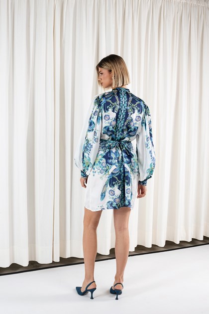 SOLD OUT - Oasis Blue Divine Shirtdress