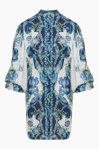 Oasis Blue Divine Shirtdress