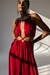 Erato dress wine red